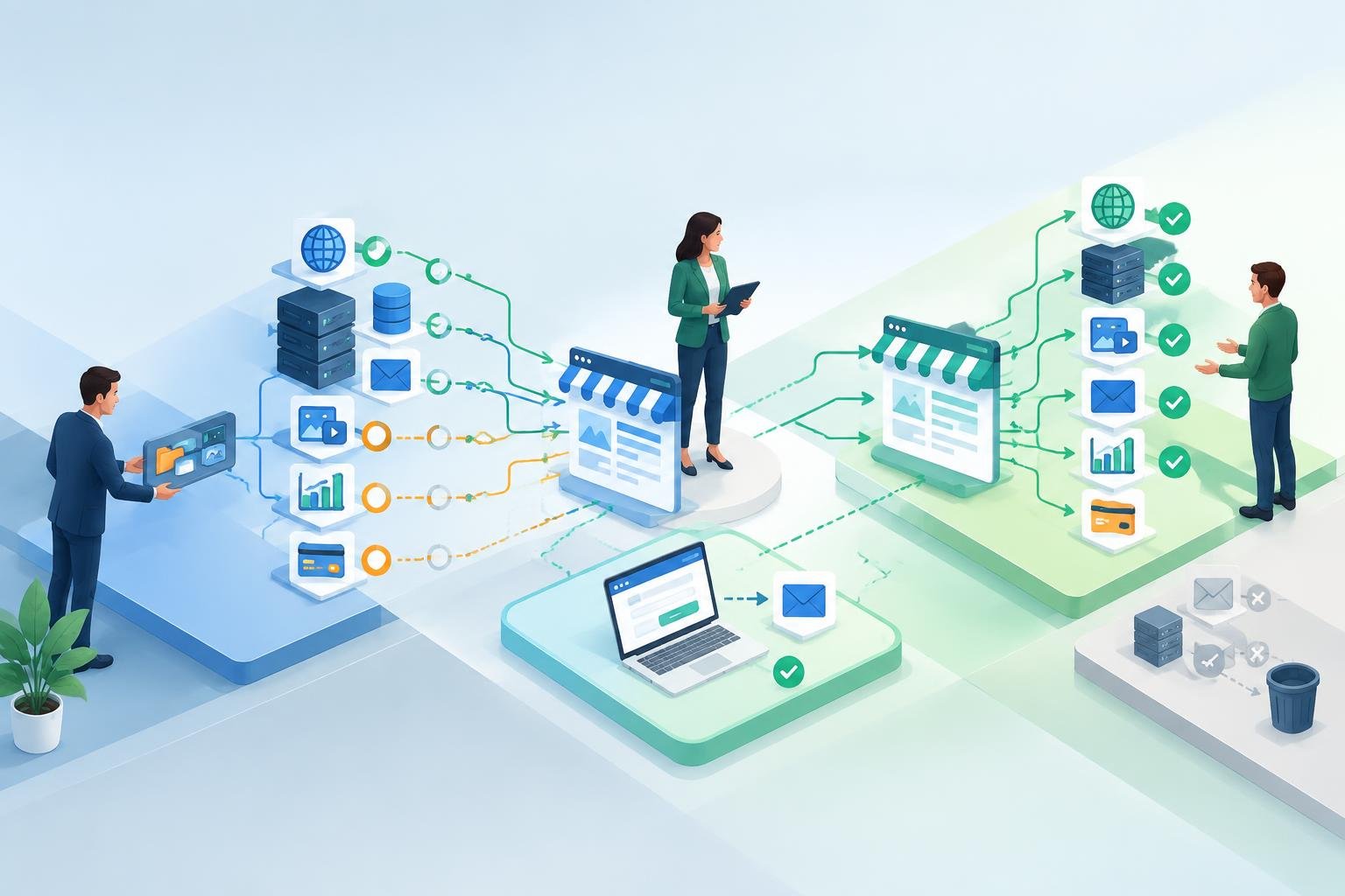 Le kit de réversibilité numérique avant de changer de prestataire web